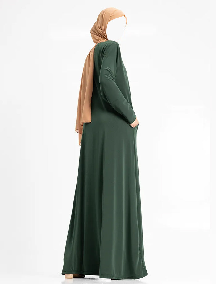 Bottle Green Inigo Abaya