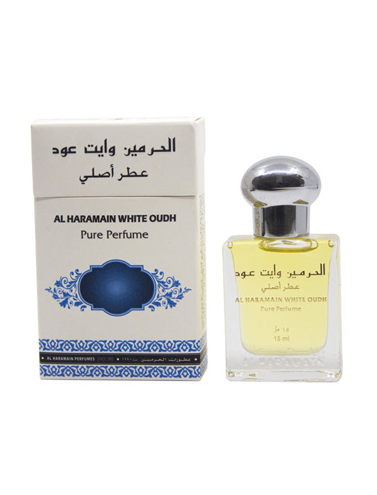 Al Haramain White Oudh Attar 15ml Concentrated Perfume Oil