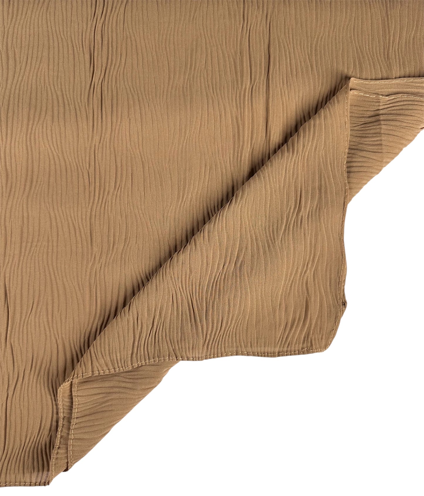 Sand Crinkled Hijab Chiffon