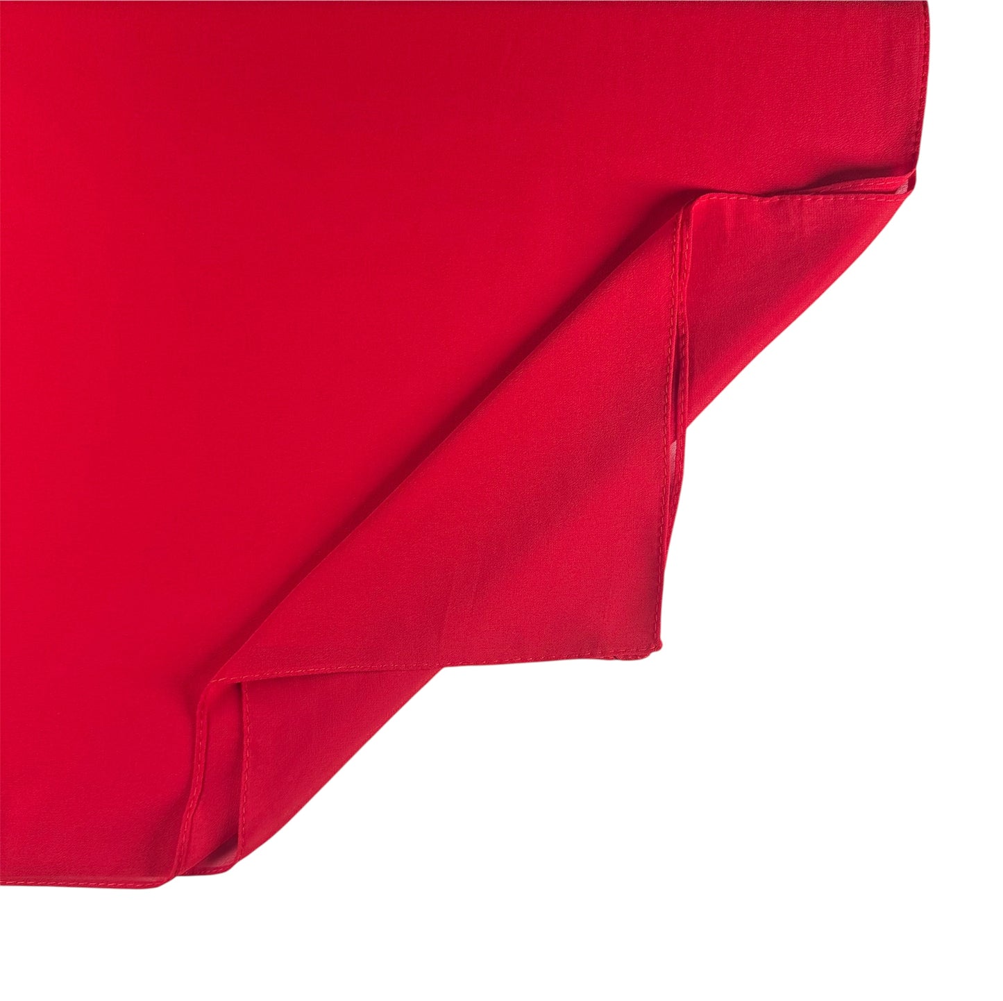 Cherry Red Chiffon Hijab