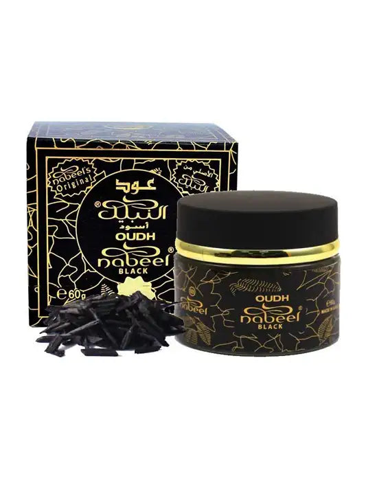 Oudh Black Bakhoor 60g Arabian Incense by Nabeel