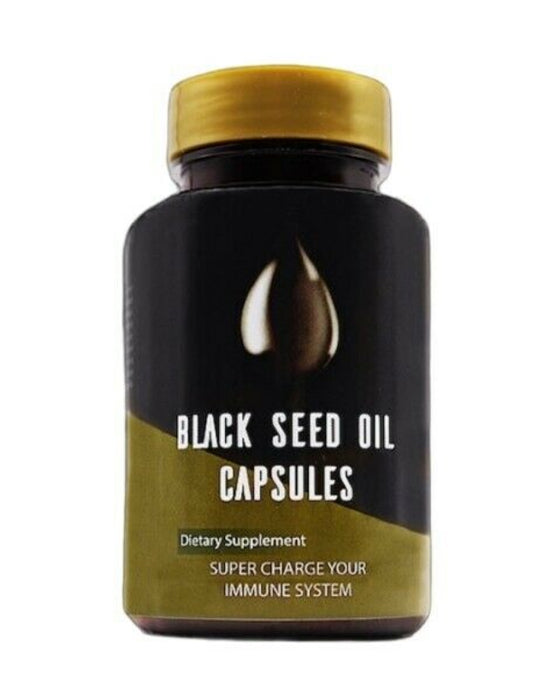 Black Seed Capsules Cold Pressed Super Charge Yourself