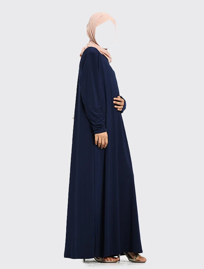 Girls Navy Inigo Abaya
