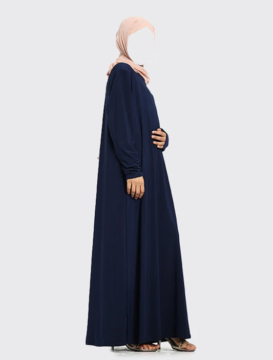 Girls Navy Inigo Abaya