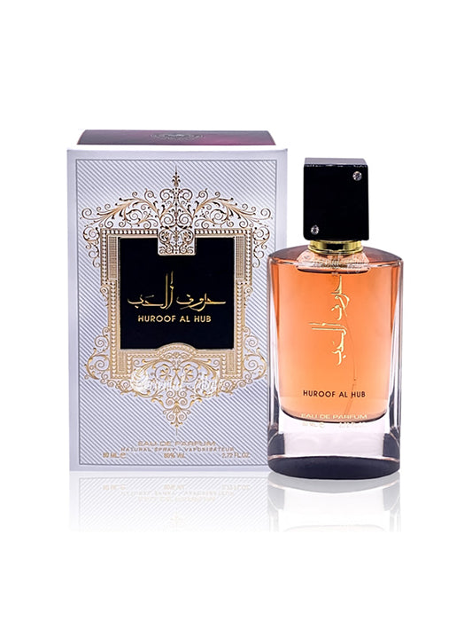 Huroof Al Hub 100ml By Ard Al Zaafaran Halal Attar Fragrance EDP Spray Perfume
