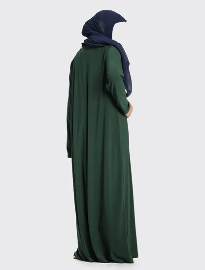 Girls Bottle Green Inigo Abaya