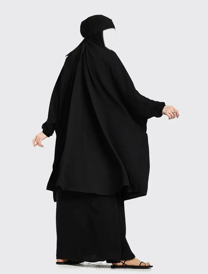 Black Two Piece Jilbab
