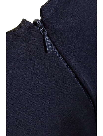 Girls Black zip Abayah