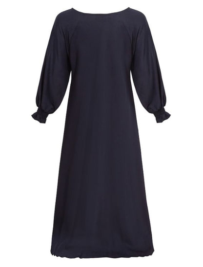 Girls Black zip Abayah