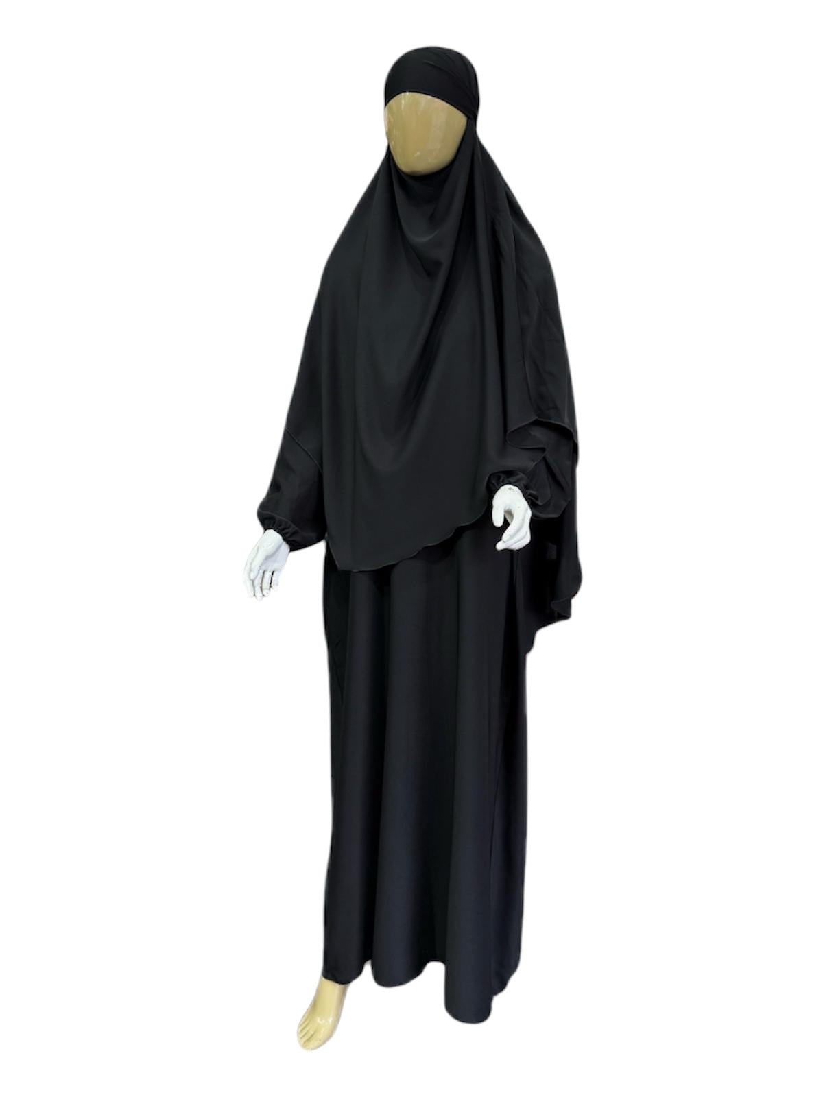 Khimar With Abaya Set 2 Piece Black