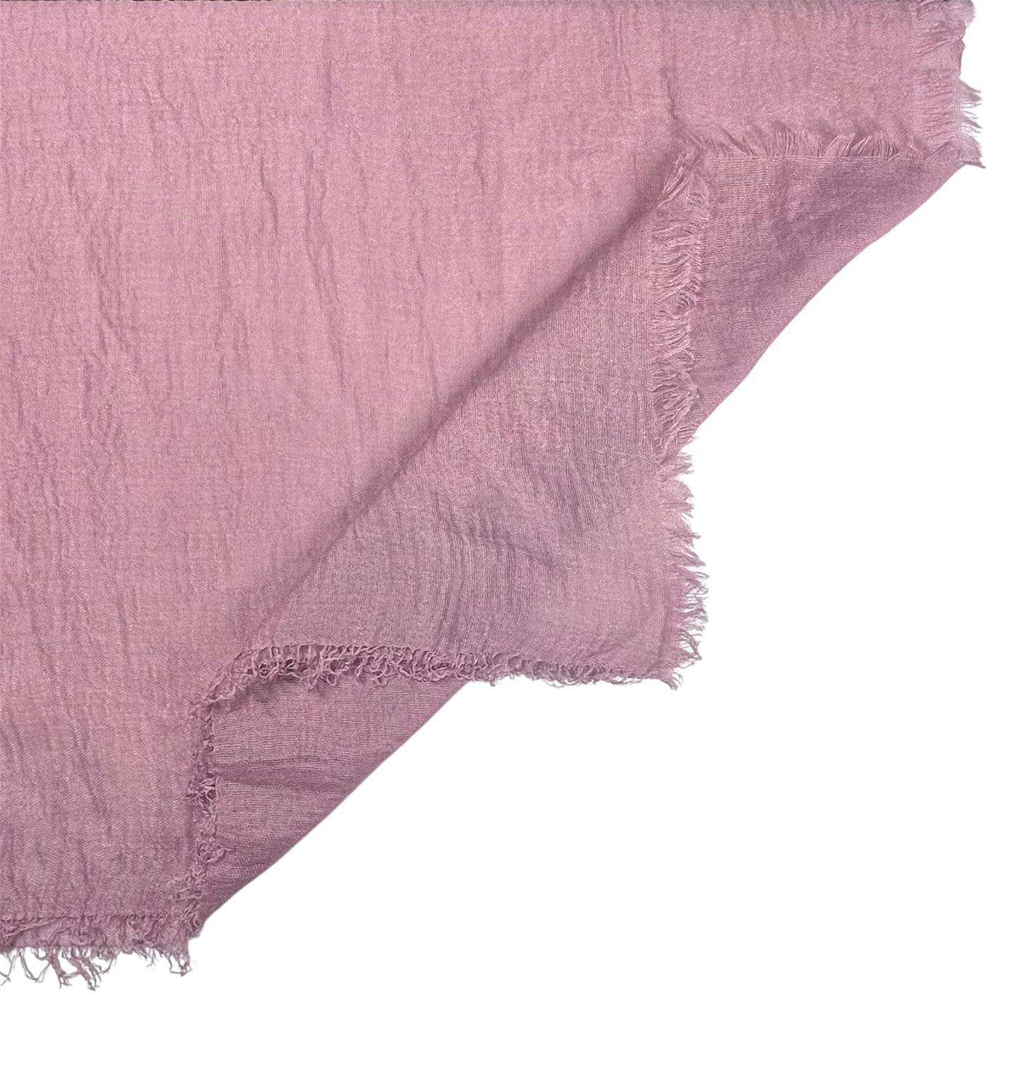 Baby Pink Crinkled Cotton Hijab
