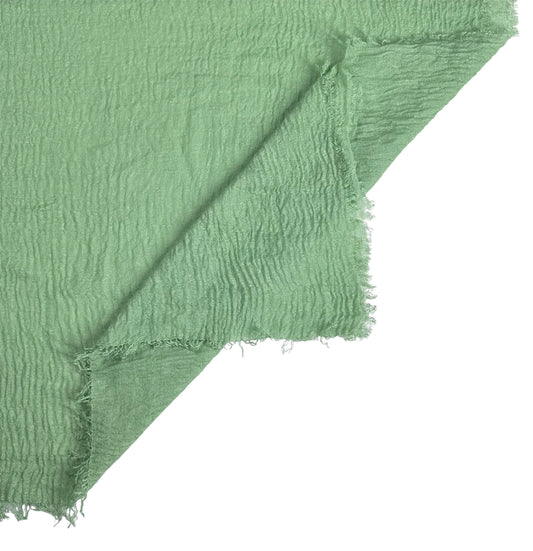 Mint Crinkled Cotton Hijab