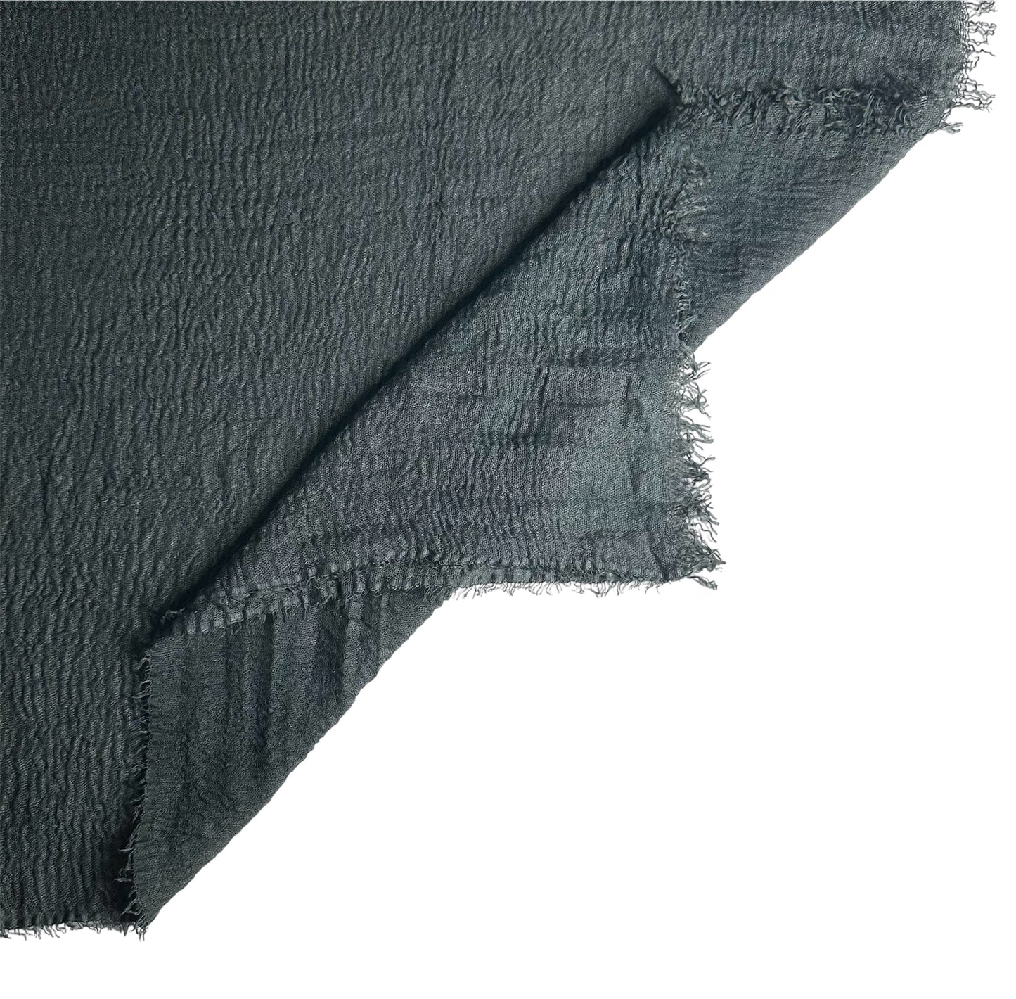 Stone Grey Crinkled Cotton Hijab