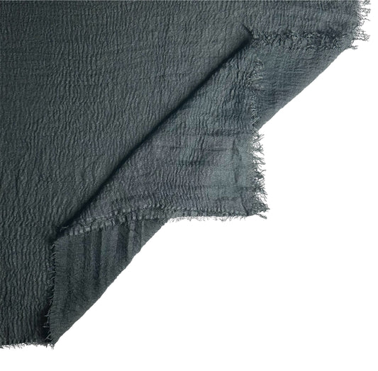 Stone Grey Crinkled Cotton Hijab