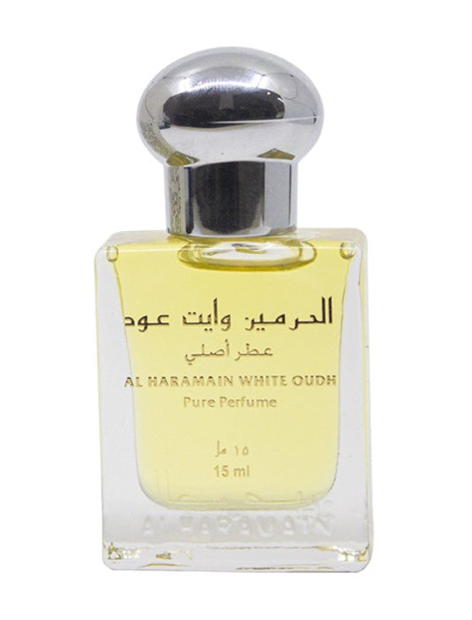 Al Haramain White Oudh Attar 15ml Concentrated Perfume Oil
