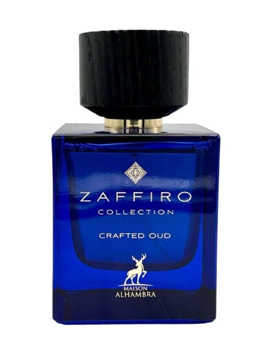 Crafted Oud Zaffiro Collection 100ml Arabian Spray Perfume