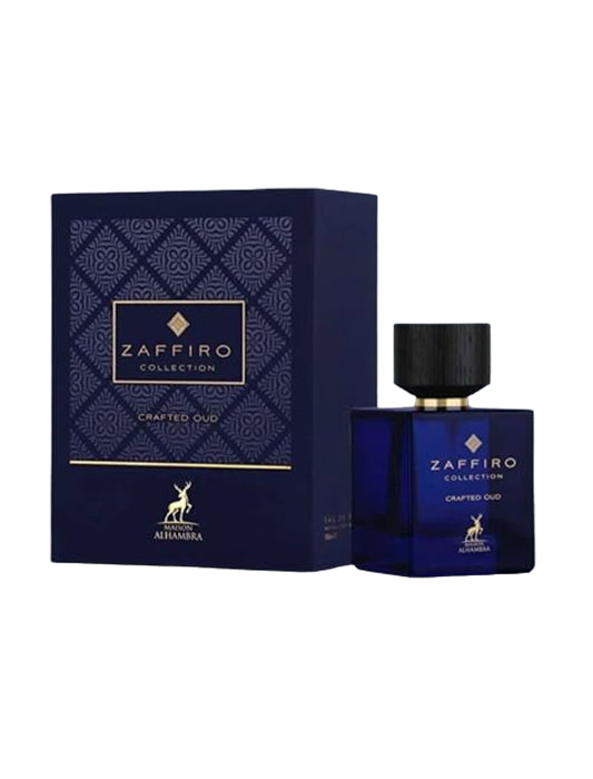 Crafted Oud Zaffiro Collection 100ml Arabian Spray Perfume