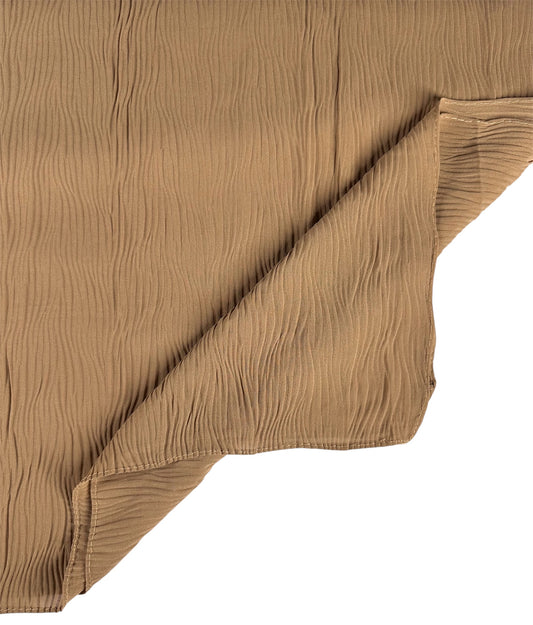 Sand Crinkled Hijab Chiffon