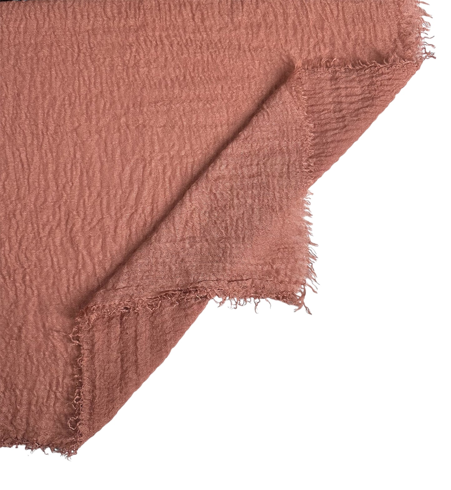 Peach Crinkled Cotton Hijab