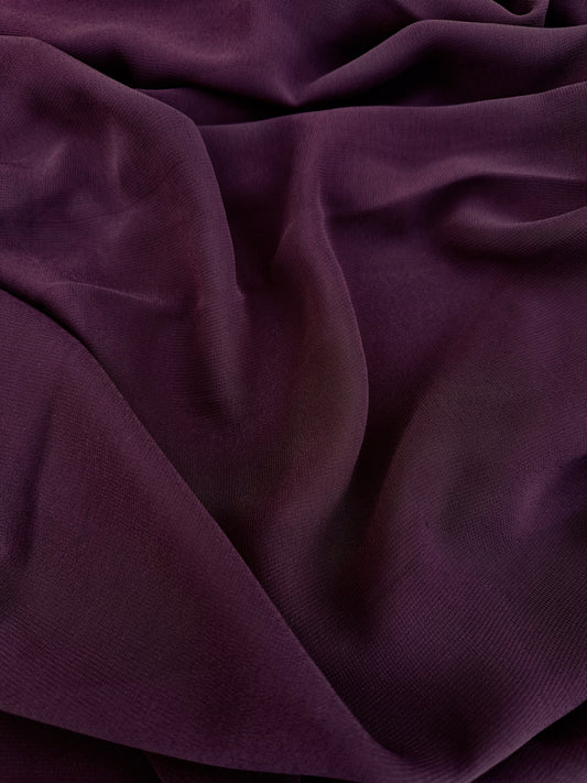 Plum Chiffon Hijab